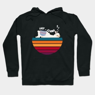 lazy llama zzzzz funny llama Hoodie